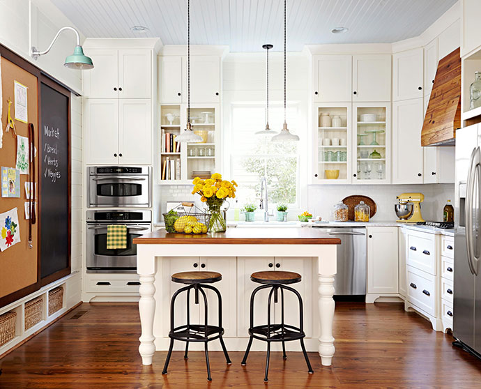 Nem túl hatékony konyhából rusztikus konyha, utána