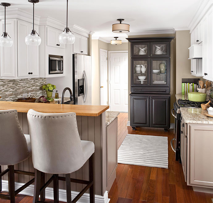 Zárt konyha kialakítás, utána