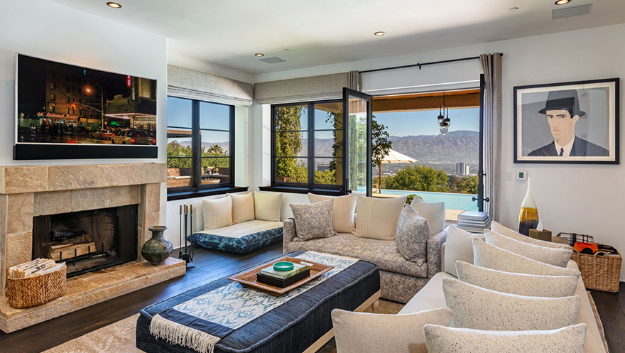 Justin Timberlake és Jessica Biel háza nappali