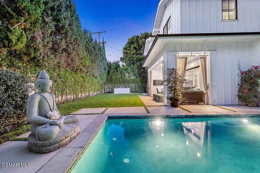 Cesar Millan háza - udvar