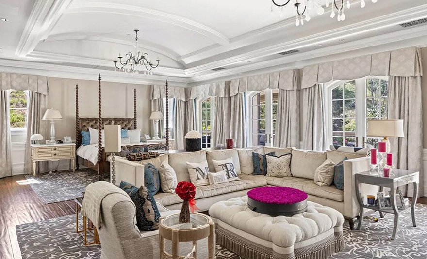 Mark Wahlberg luxusbirtoka - hálószoba