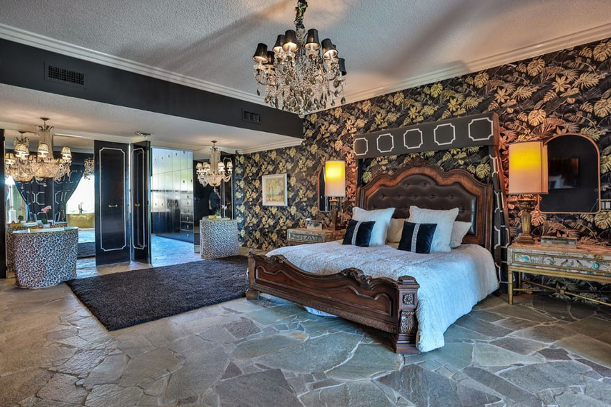 Gábor Zsazsa otthona - hálószoba