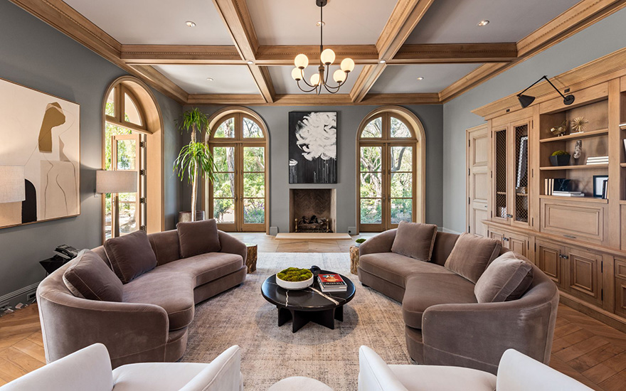 Drake Beverly Hills-i birtoka - társalgó