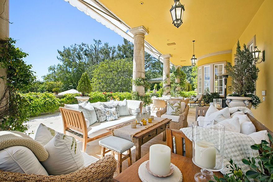 Rod Stewart kastélya - loggia