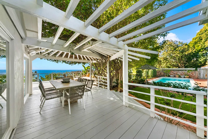 Miranda Kerr Malibu-i háza - terasz