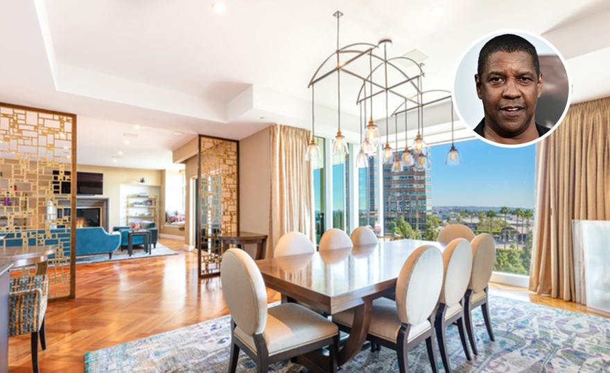 Denzel Washington új lakásából Pazar a kilátás