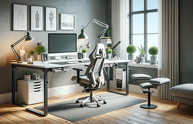 Ergonomikus otthoni iroda kialakítása gyógytornász szemmel