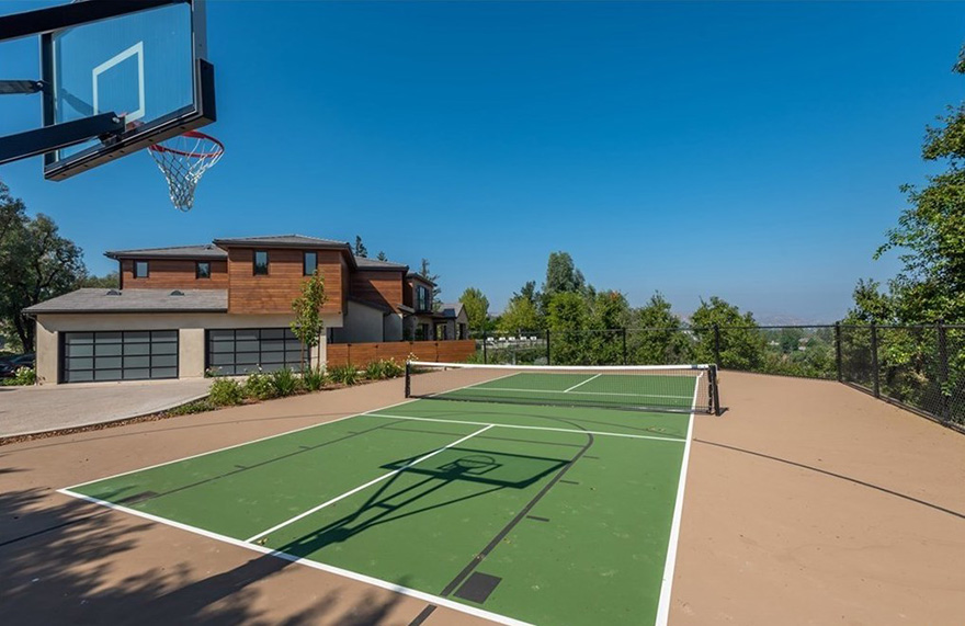 Will Smith háza teniszpálya