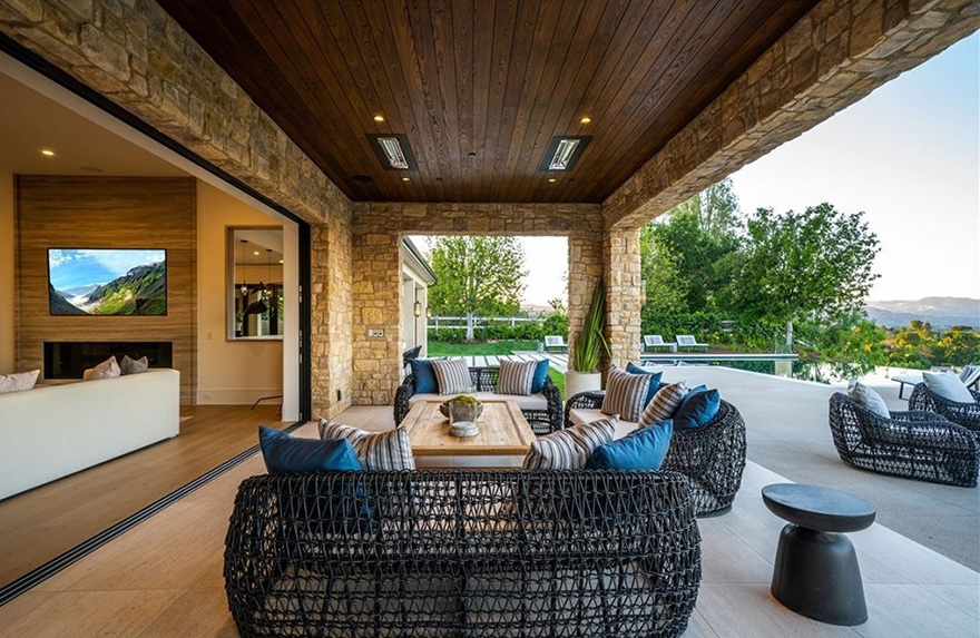 Will Smith háza terasz