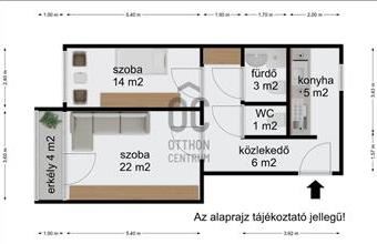 Eladó Budapest VIII. kerületi csúsztatott zsalus lakás hirdetés (15563349)