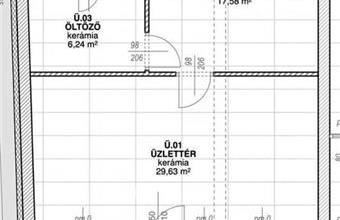 Eladó Nyíregyházai üzlethelyiség utcafronton hirdetés (38876743)