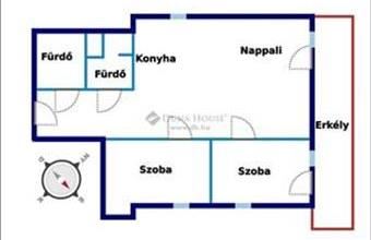 Eladó Budapest XIII. kerületi tégla lakás hirdetés (48245528)