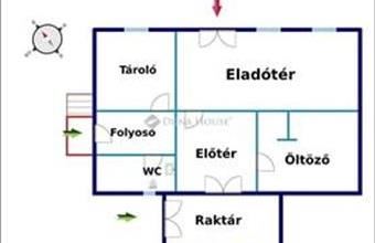 Eladó Egyházashollósi üzlethelyiség utcafronton hirdetés (93949736)