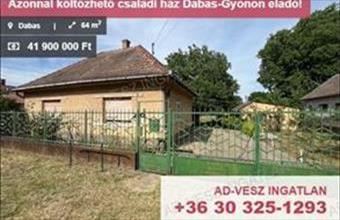 Eladó Dabasi családi ház hirdetés (54493782)