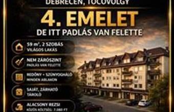 Eladó Debreceni panel lakás hirdetés (55534323)