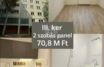 Eladó Budapest III. kerületi panel lakás hirdetés (29477643)