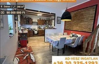 Eladó Dabasi családi ház hirdetés (47844427)