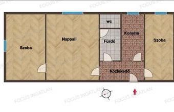 Eladó Kecskeméti tégla lakás hirdetés (55394395)
