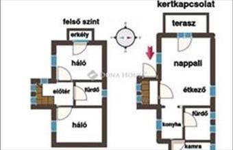 Eladó Budapest II. kerületi ikerház hirdetés (33991934)