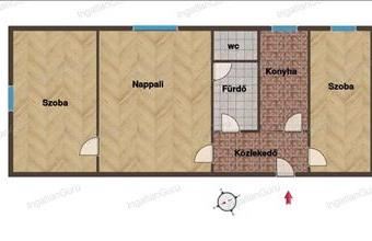 Eladó Kecskeméti tégla lakás hirdetés (75538349)