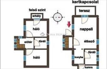 Eladó Budapest II. kerületi ikerház hirdetés (97473462)