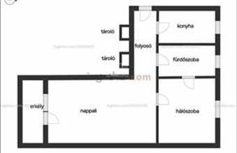 Eladó Budapest IX. kerületi csúsztatott zsalus lakás hirdetés (57747614)