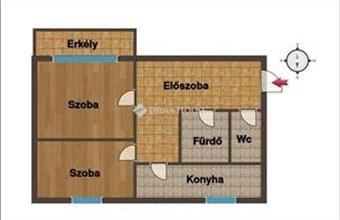 Eladó Pécsi panel lakás hirdetés (23383574)