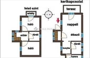 Eladó Budapest II. kerületi ikerház hirdetés (92882549)