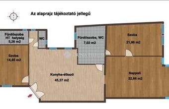 Eladó Budapest II. kerületi tégla lakás hirdetés (46467449)