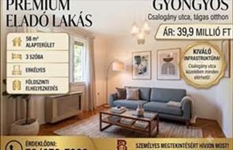 Eladó Gyöngyösi tégla lakás hirdetés (32385438)