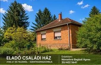Eladó Szentkozmadombjai családi ház hirdetés (27333973)
