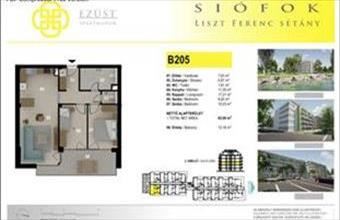 Eladó Siófoki tégla lakás hirdetés (39999315)