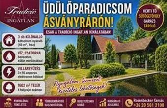 Eladó Ásványrárói hétvégi ház hirdetés (34174183)