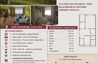 Eladó Győri tégla lakás hirdetés (31786488)