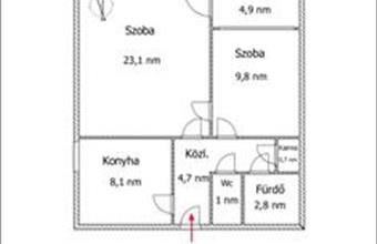 Eladó Budapest II. kerületi csúsztatott zsalus lakás hirdetés (37994874)