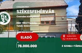 Eladó Székesfehérvári családi ház hirdetés (43778223)