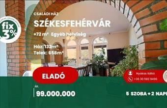Eladó Székesfehérvári családi ház hirdetés (84752644)