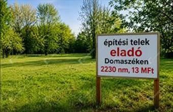 Eladó Domaszéki lakóövezeti telek hirdetés (22975749)