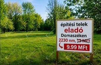 Eladó Domaszéki lakóövezeti telek hirdetés (22975749)