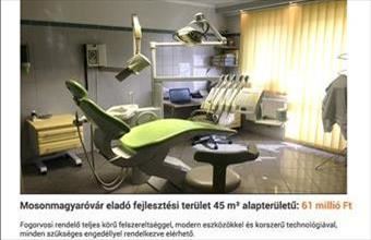 Eladó Mosonmagyaróvári egészségügyi intézmény hirdetés (57862737)