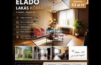 Eladó Budapest X. kerületi tégla lakás hirdetés (48346951)