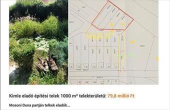 Eladó Kimlei üdülőövezeti telek hirdetés (33726445)
