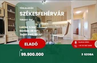 Eladó Székesfehérvári tégla lakás hirdetés (38226396)
