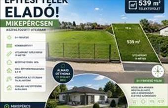 Eladó Mikepércsi lakóövezeti telek hirdetés (92979138)