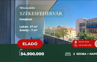 Eladó Székesfehérvári tégla lakás hirdetés (99329134)