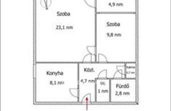 Eladó Budapest II. kerületi csúsztatott zsalus lakás hirdetés (42744575)