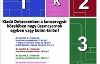 Kiadó Debreceni egyéb üzlethelyiség hirdetés (85969864)