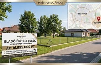 Eladó Nyíregyházai egyéb telek hirdetés (57952549)